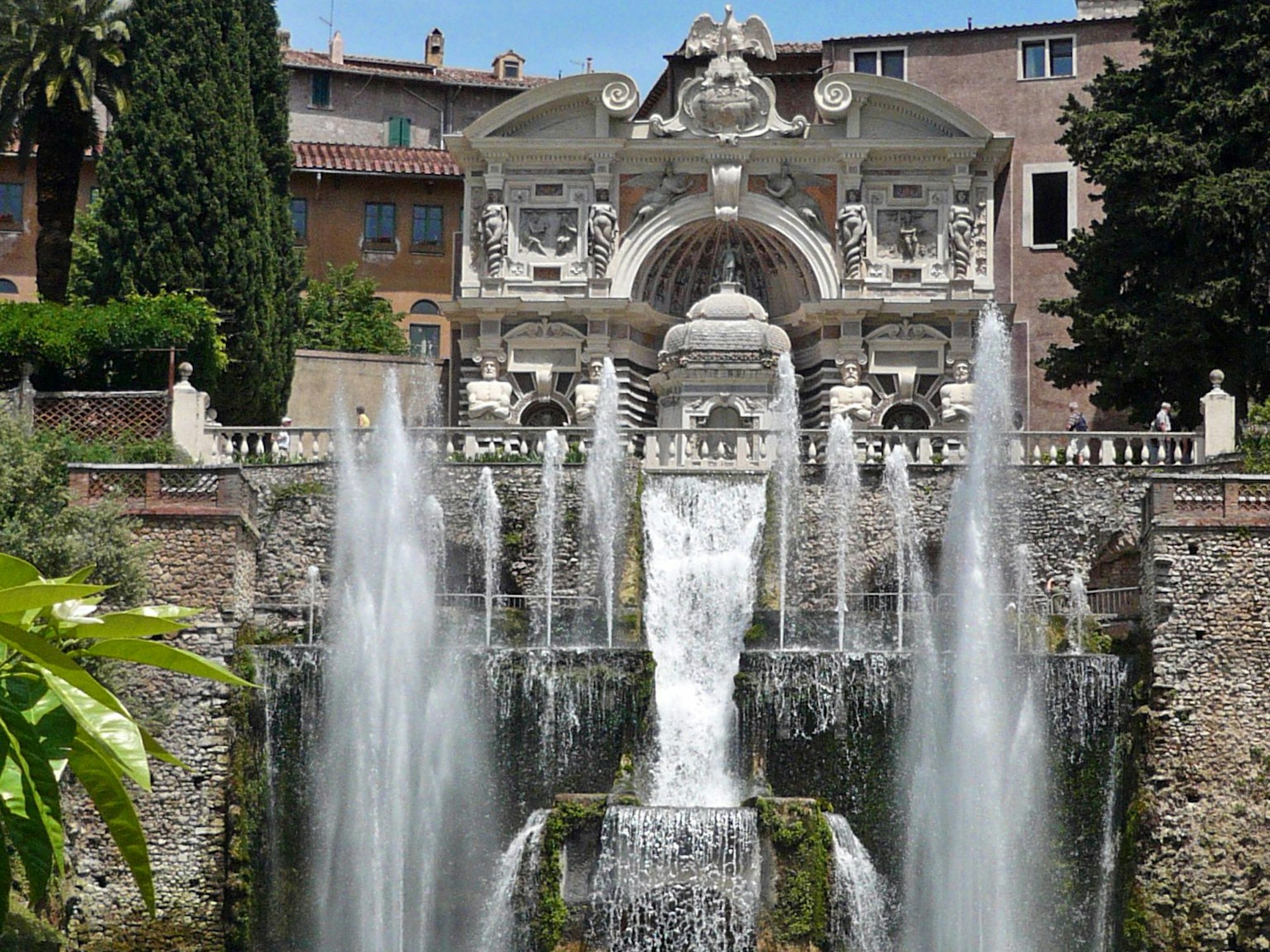 Der Neptunsbrunnen gehört zum Garten der Villa d'Este in Tivoli (Italien), der im 16. Jahrhundert angelegt wurde, hier im September 2008.