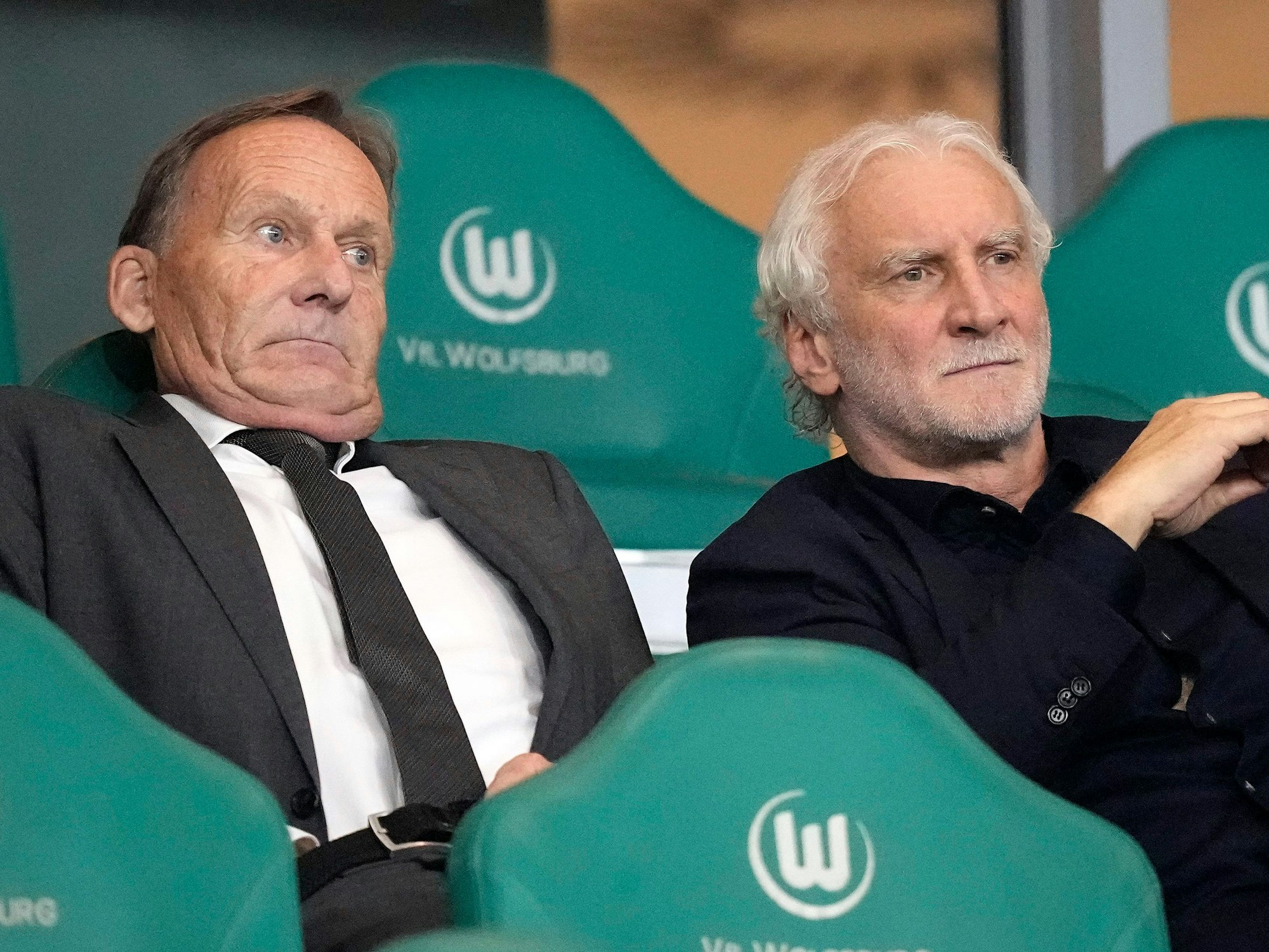 Hans-Joachim Watzke und Rudi Völler.