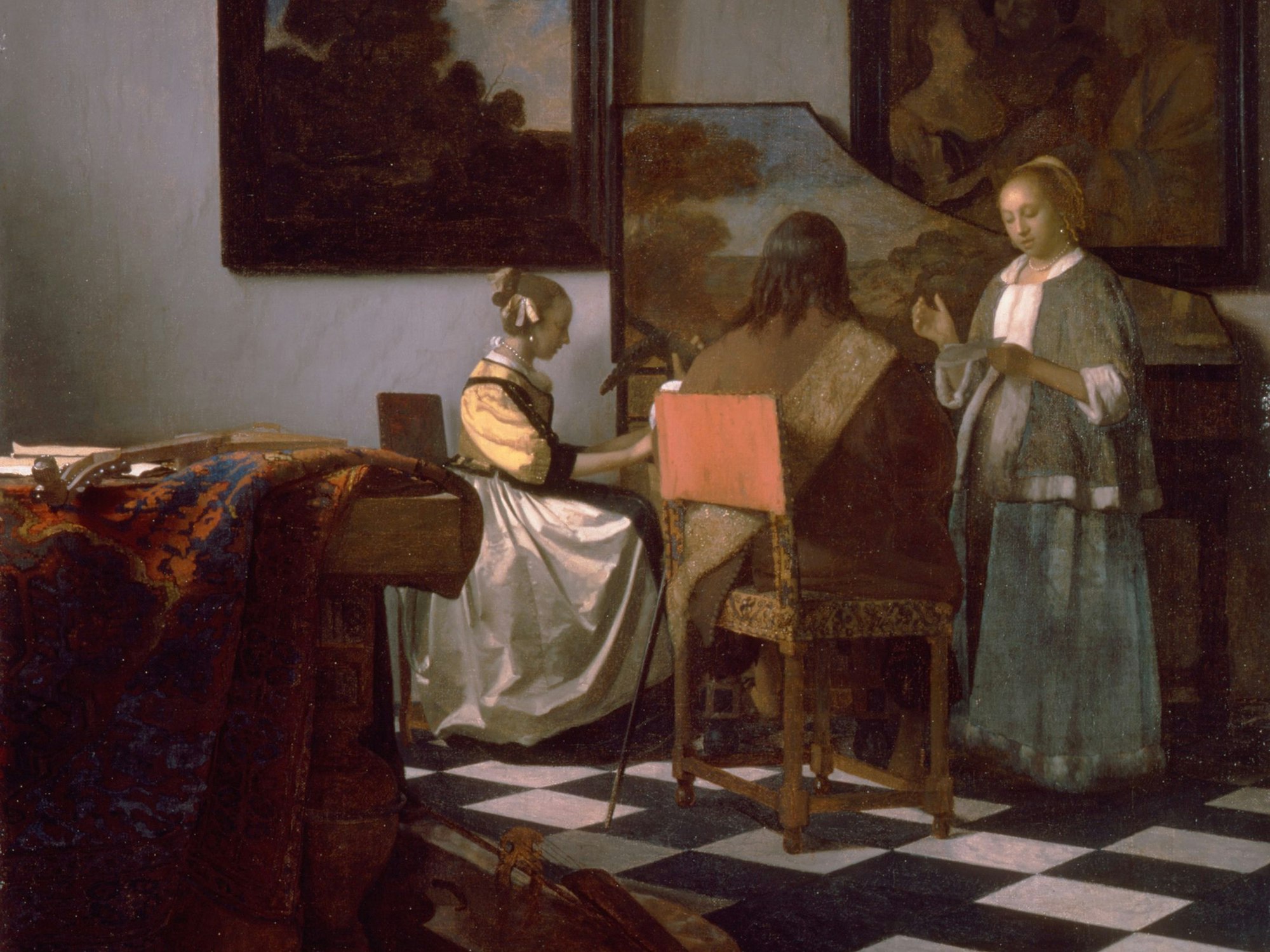 „Das Konzert“ von Jan Vermeer