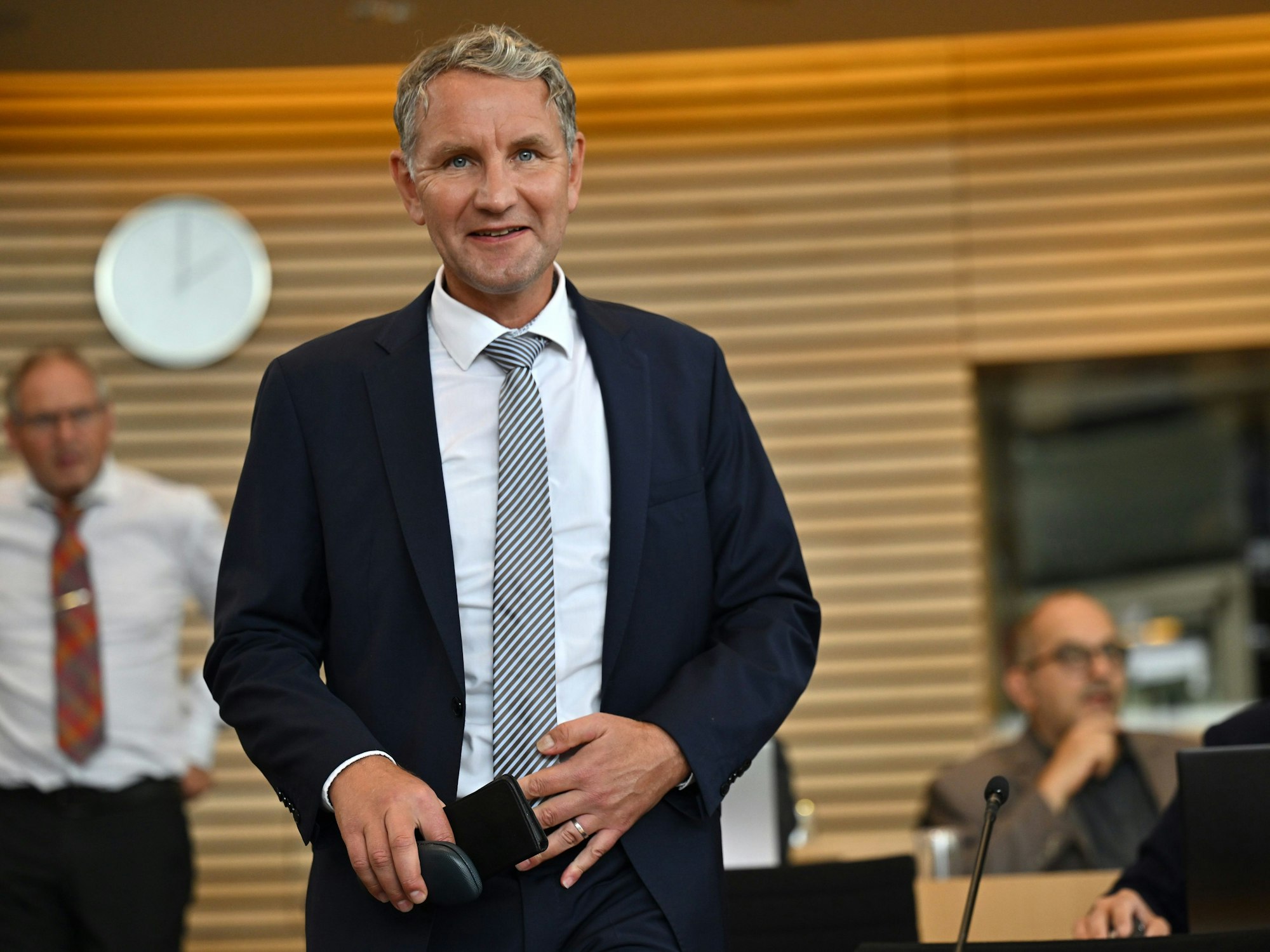 Björn Höcke, AfD-Fraktionschef, im Thüringer Landtag.