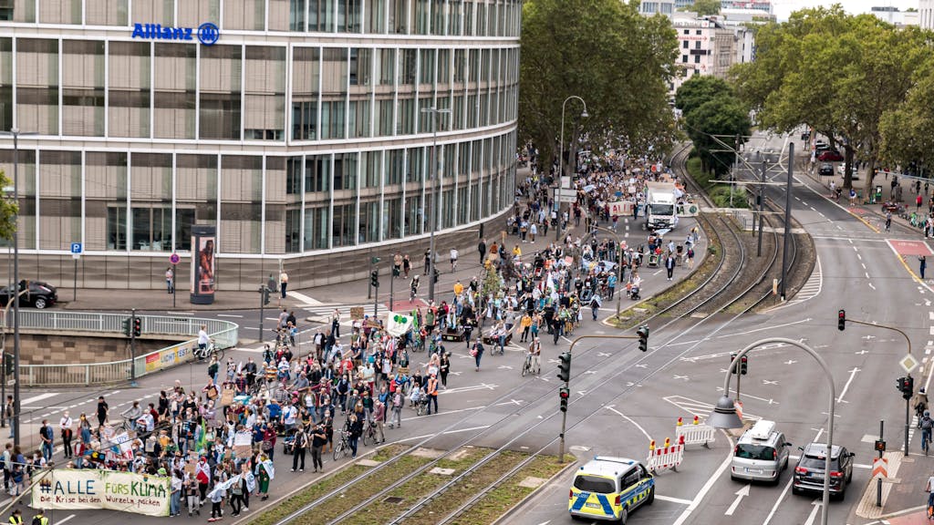 Mit ca. 25.000 Teilnehmern fand am 24. September der Globale Klimastreik in Köln statt.
