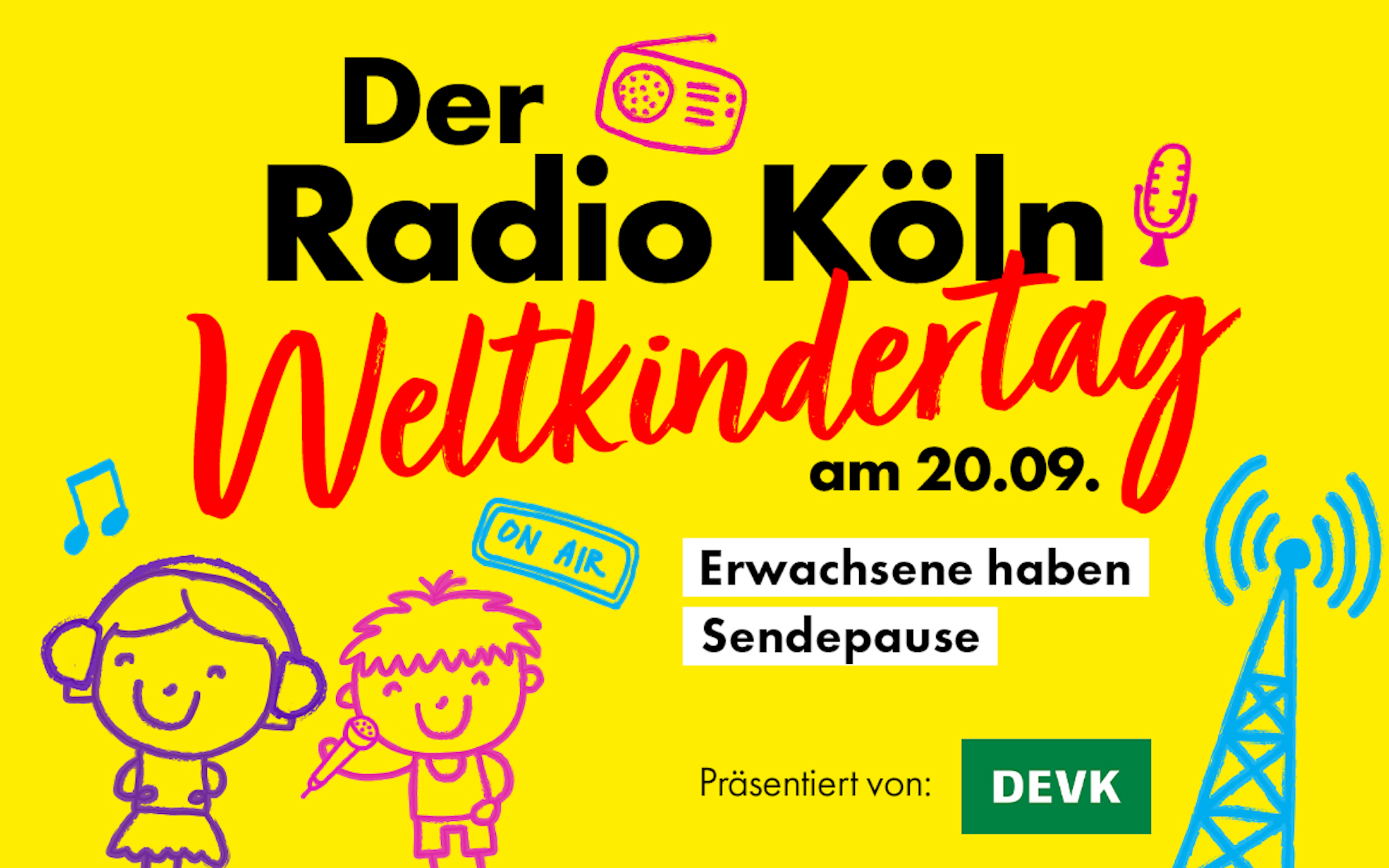 Der Weltkindertag wird bei Radio Köln etwas Besonderes. 
