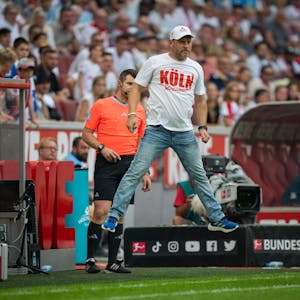 Steffen Baumgart litt am Samstag mit der Mannschaft des 1. FC Köln.