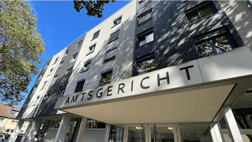 Das Amtsgericht Leverkusen in Opladen
