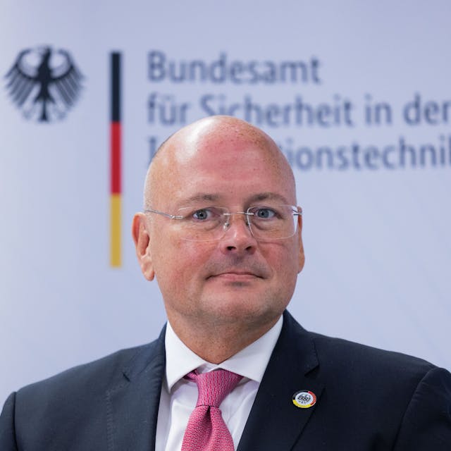 Arne Schönbohm, ehemaliger Präsident des Bundesamtes für Sicherheit in der Informationstechnik (BSI) (Archivbild)