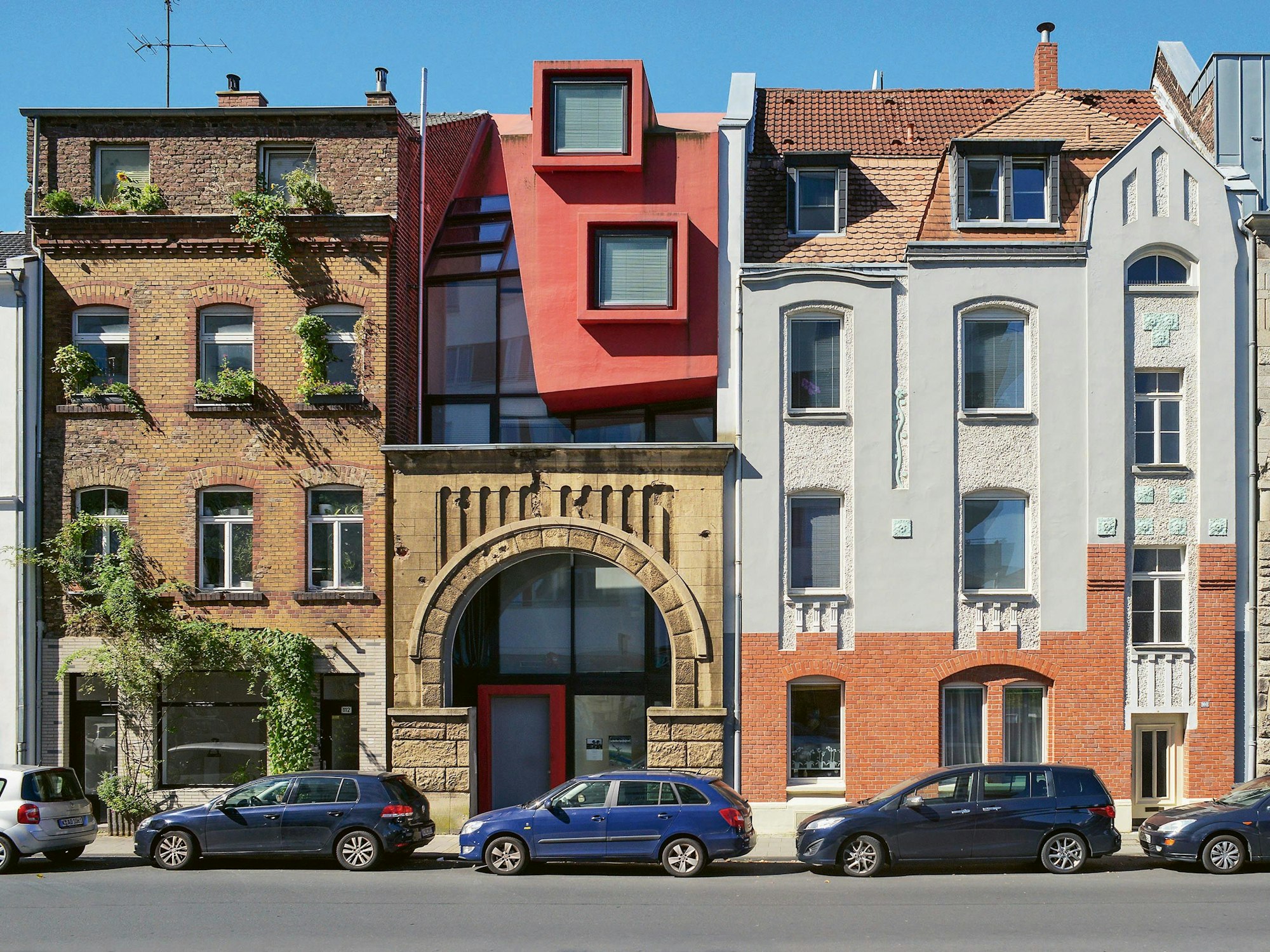 Häuser auf der Bayenthaler Goltsteinstraße
