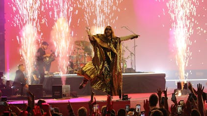 30 Seconds To Mars bei ihrem Auftritt auf der „Digital X“ 2023 im Kölner Media Park.