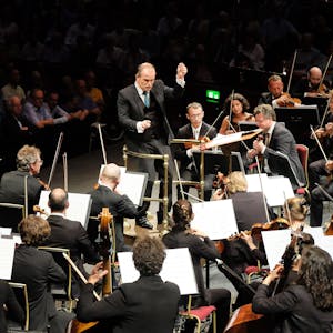 Das OrchesterLes Siècles mit Francois-Xavier Roth.