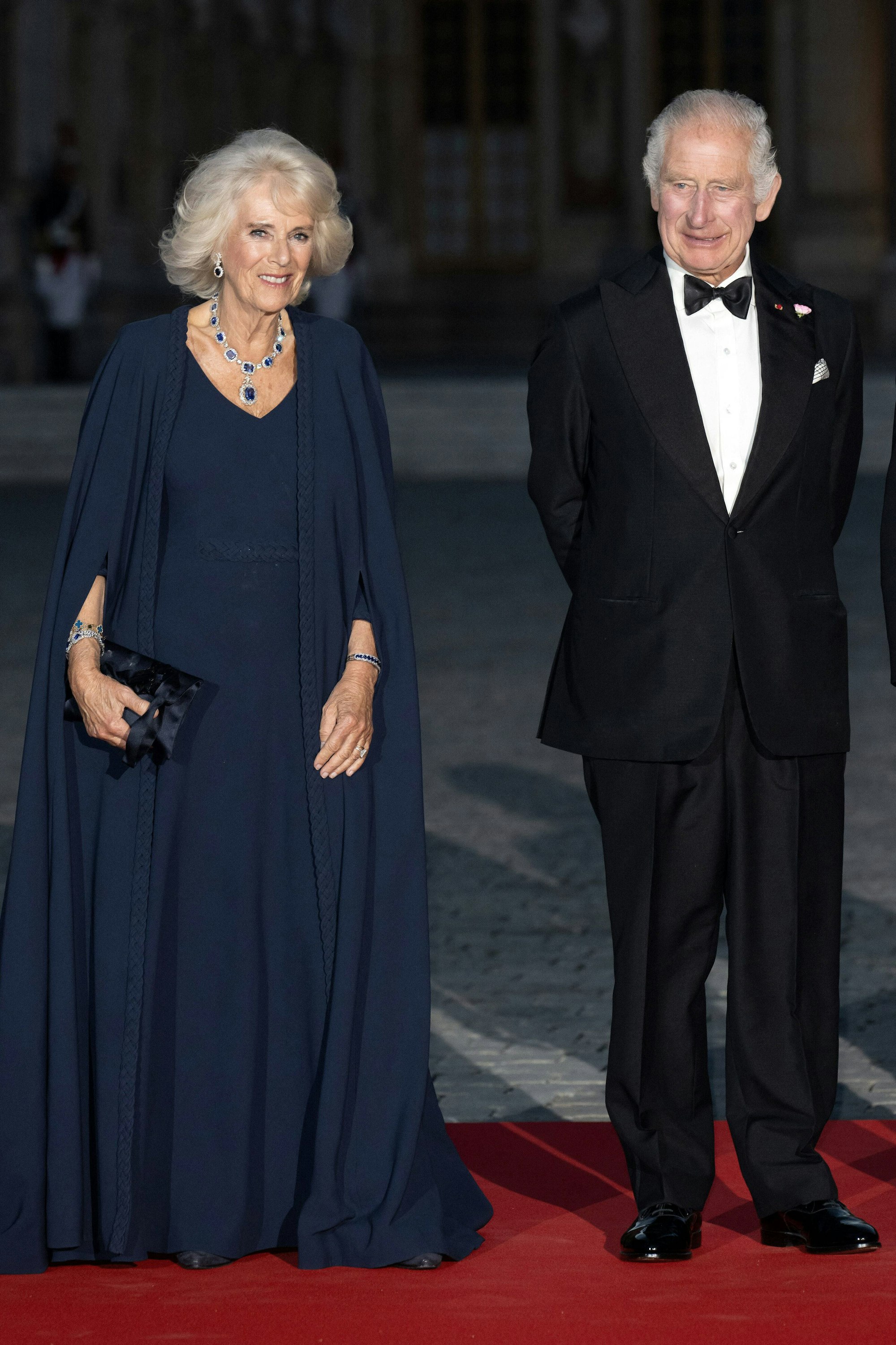 Königin Camilla und König Charles beim Staatsbankett