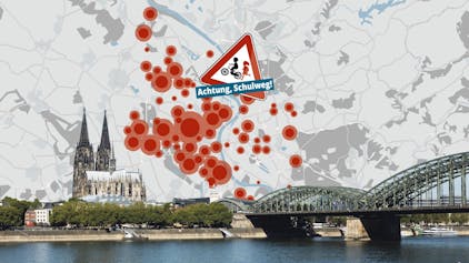 Motiv der „Kölner Stadt-Anzeiger“-Aktion: „Achtung, Schulweg!“