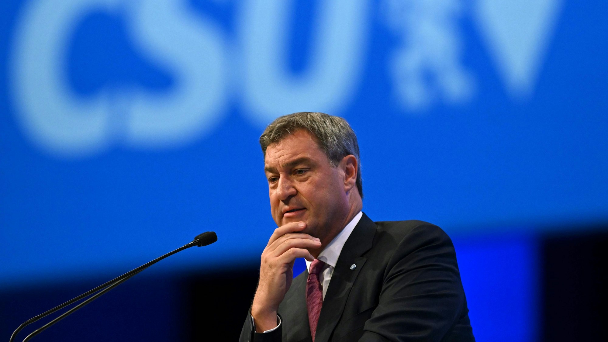 Markus Söder auf dem CSU-Parteitag