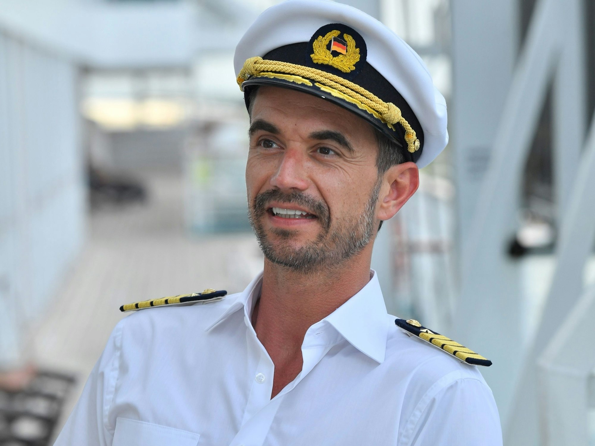 Florian Silbereisen in seiner Rolle als Kapitän Max Parger.