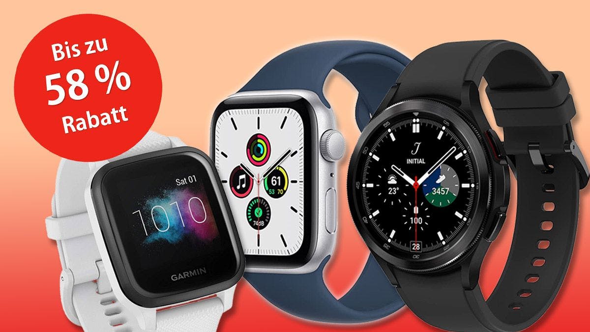 Smartwatches von Samsung, Garmin oder Apple.