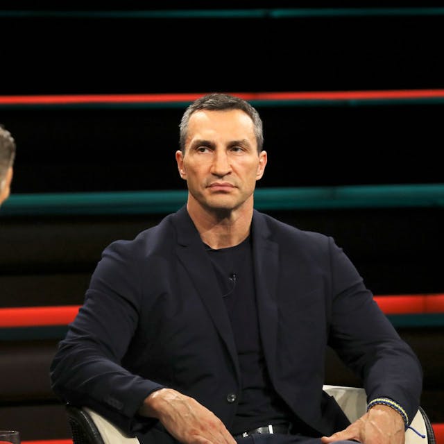 Von links: Markus Lanz, Dr. Wladimir Klitschko