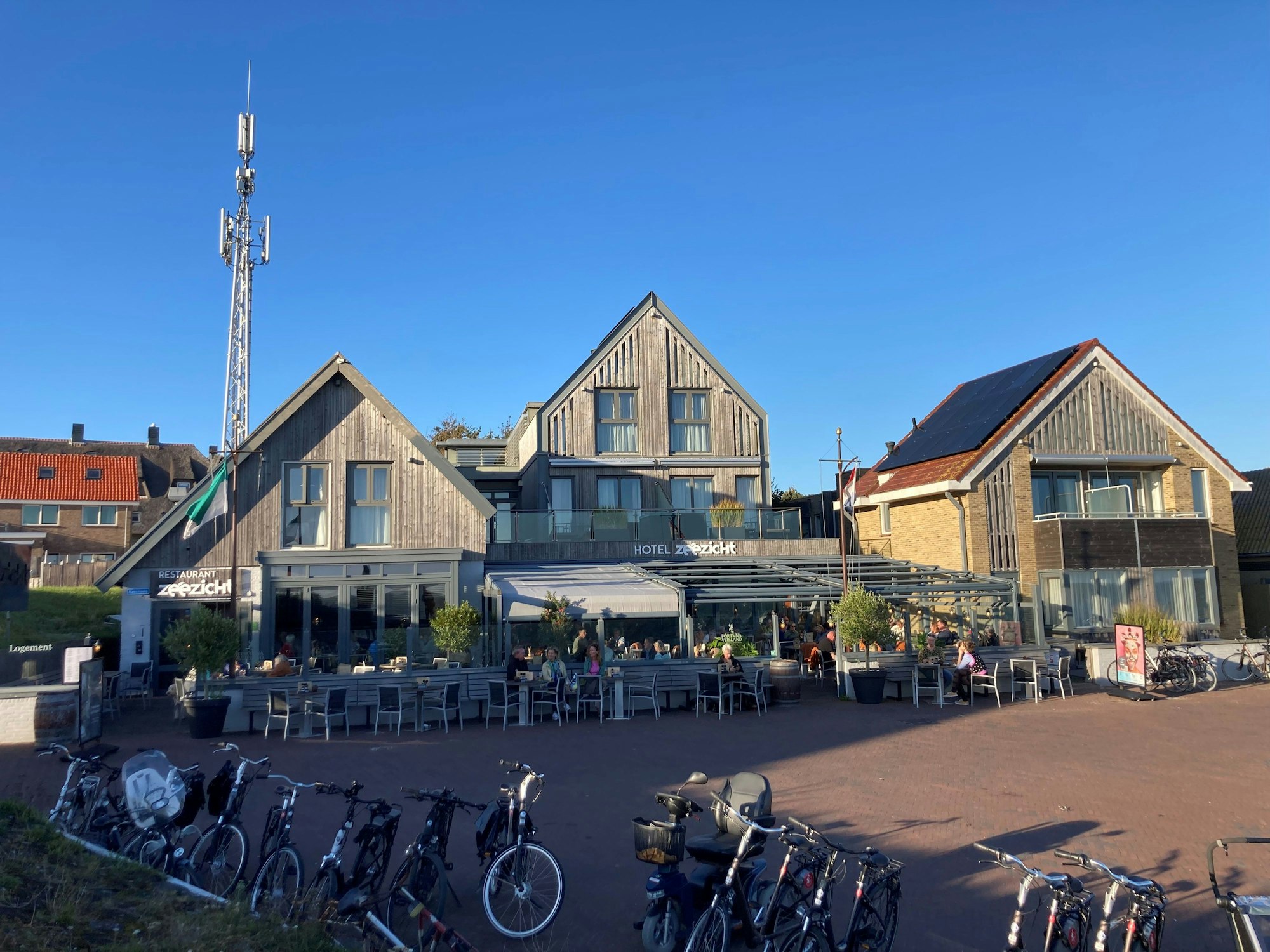 Alte Häuser, modern umgebaut: Hotel Zeezicht in Oost-Vlieland
