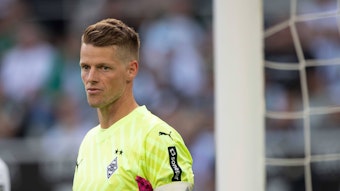 Jonas Omlin steht im Tor von Borussia