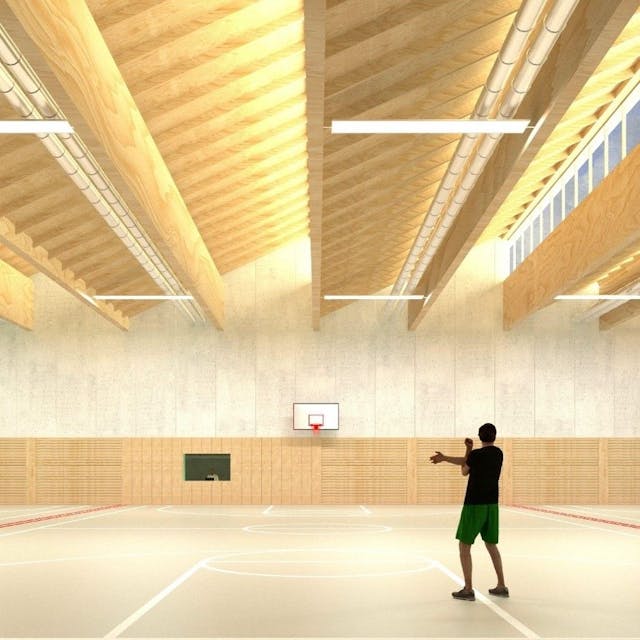 Visualisierung: Neue Gesamtschule in Ossendorf