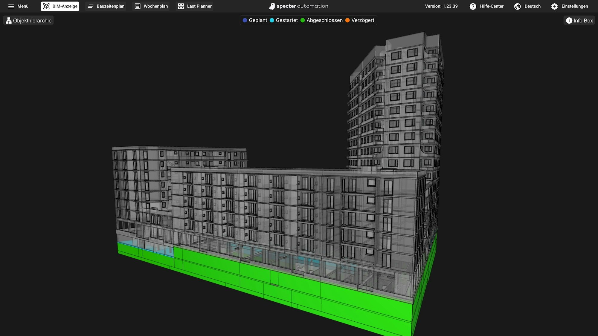 3D Modell des Bauprojekts Sechtemer Straße (GAG) von Specter Automation