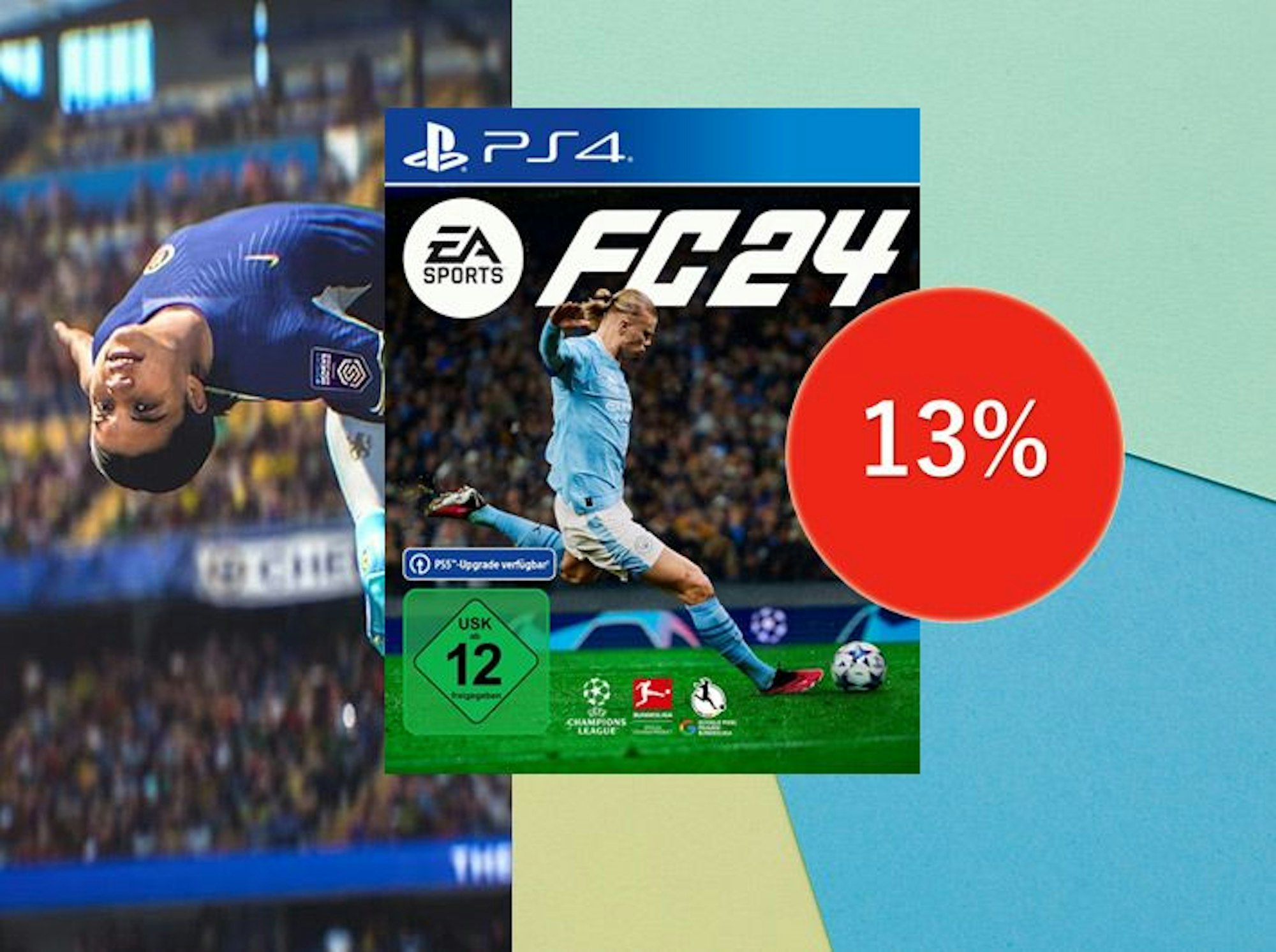 Auf dem Bild ist das Spiel EA SPORTS FC 24 Standard Edition PS4 zu sehen.