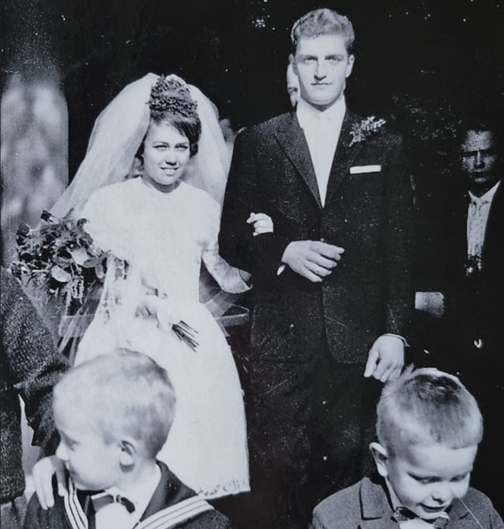 Sibylle und Heinrich Böllecke bei ihrer Hochzeit 1963
