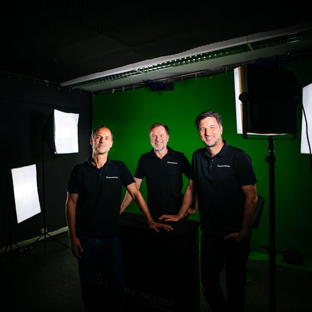 Das Gründer-Team der Streaming-Factory: Thomas Sturm, Robert Schwalbe und Andreas Erb (v.l.).