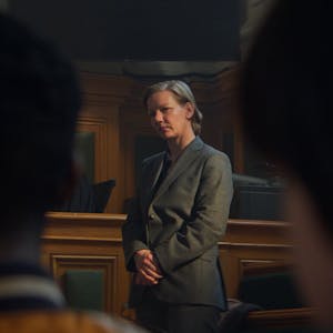 Sandra Hüller in einer Szene aus dem Gerichtsdrama „Anatomie eines Falls“