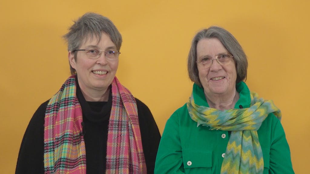 Marie Kortenbusch (links) und Monika Schmelter haben ihre Liebe ein Leben lang versteckt