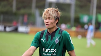Shio Fukuda bei einem Borussia-Testspiel.
