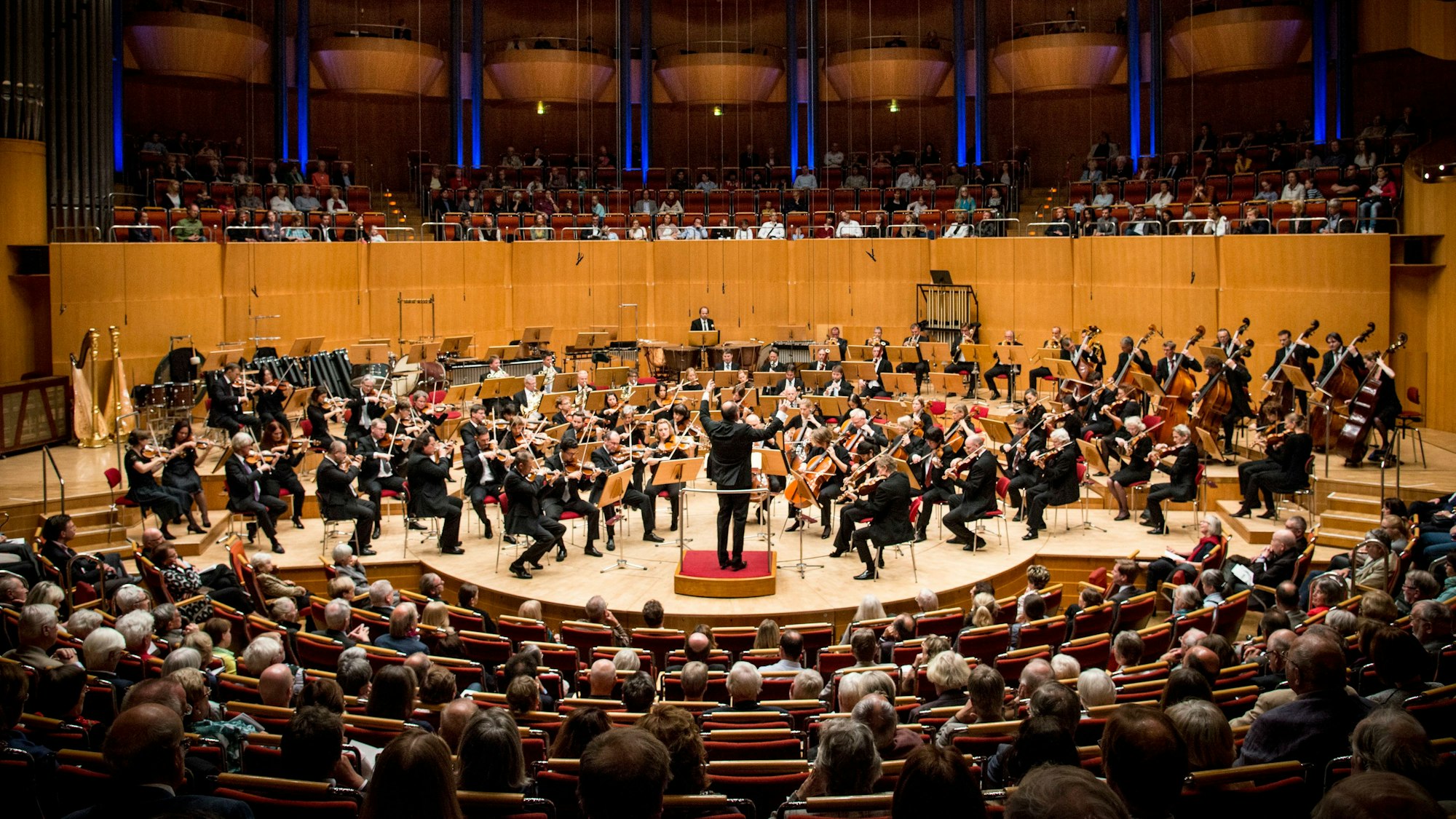 Das Gürzenich-Orchester bei einem Auftritt in der Kölner Philharmonie