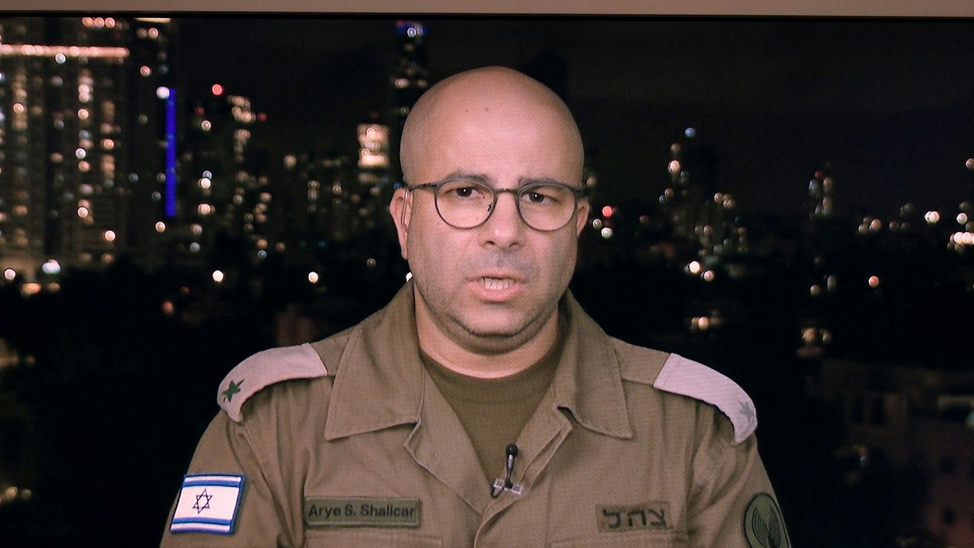 Arye Sharuz Shalicar, Sprecher der israelischen Armee, ist am Sonntag (15. Oktober) bei Anne Will zugeschaltet.