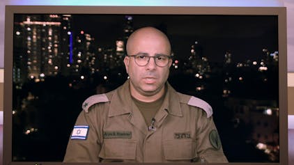 Arye Sharuz Shalicar, Sprecher der israelischen Armee, ist am Sonntag (15. Oktober) bei Anne Will zugeschaltet.