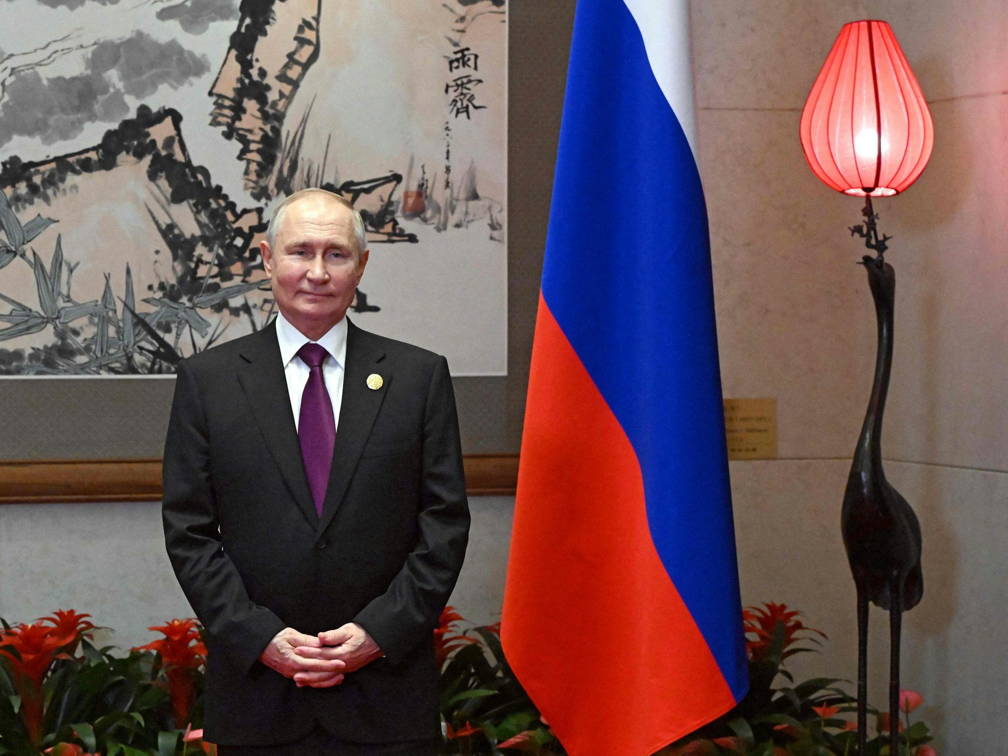 Wladimir Putin in Beijing am 17. Oktober 2023.