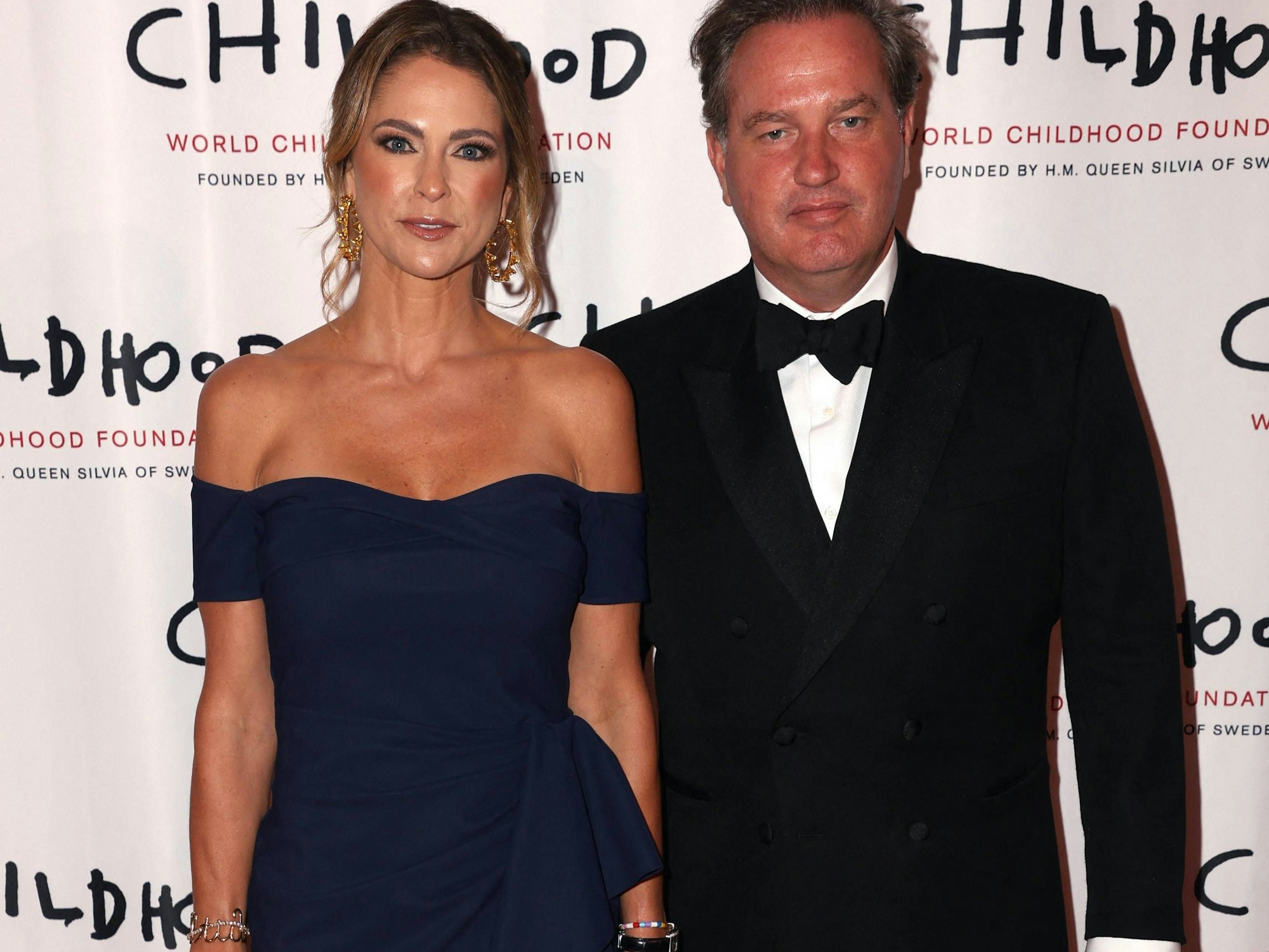 Prinzessin Madeleine von Schweden gemeinsam mit ihrem Ehemann Chris O'Neill im Oktober 2023 in New York.
