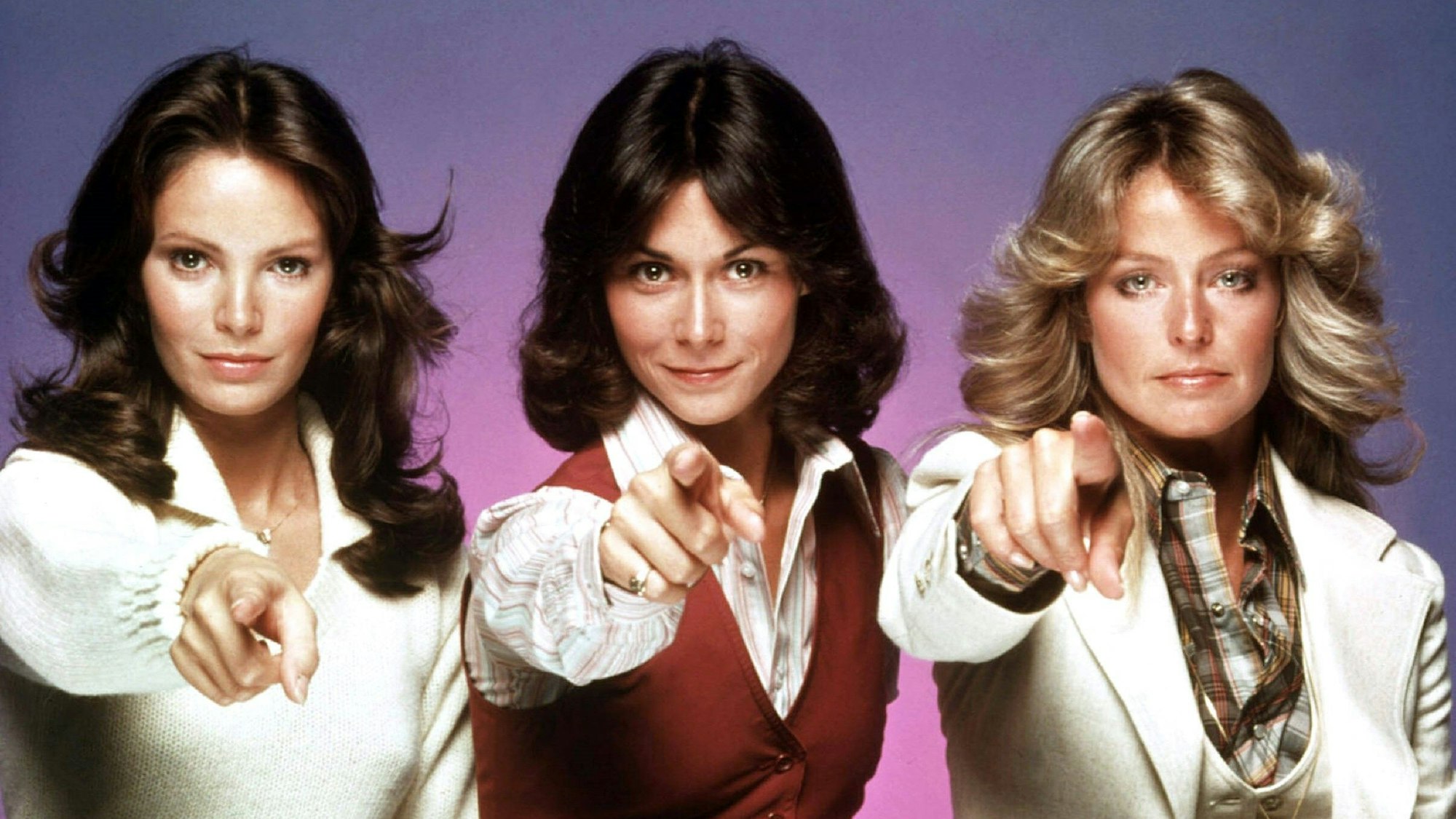 Jaclyn Smith, Kate Jackson und Farrah Fawcett waren die Stars der ersten Staffel von „Drei Engel für Charlie“. (Archivbild)