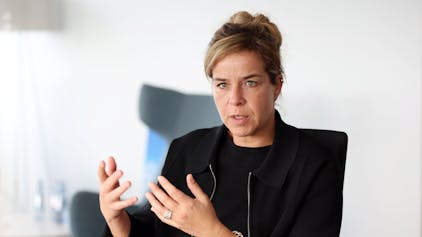 Interview mit NRW-Wirtschaftsministerin Mona Neubaur im Düsseldorfer Wirtschaftsministerium