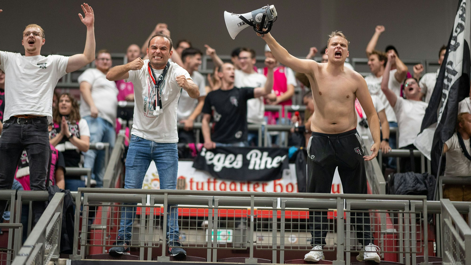 Für lautstarke Anfeuerung wollen die Baskets-Fans auch diesen Samstag in Ludwigsburg sorgen.