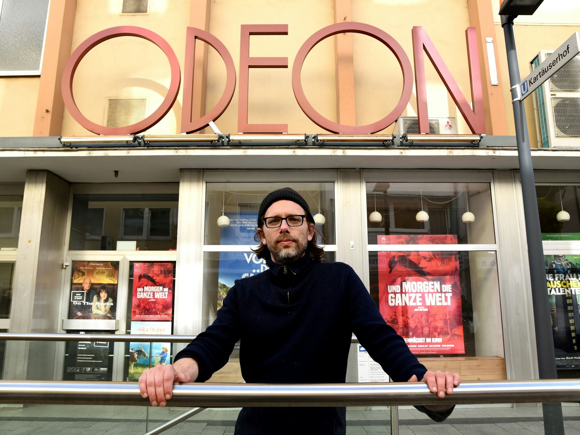 Odeon-Leiter Martin Roelly vor seinem Kino
