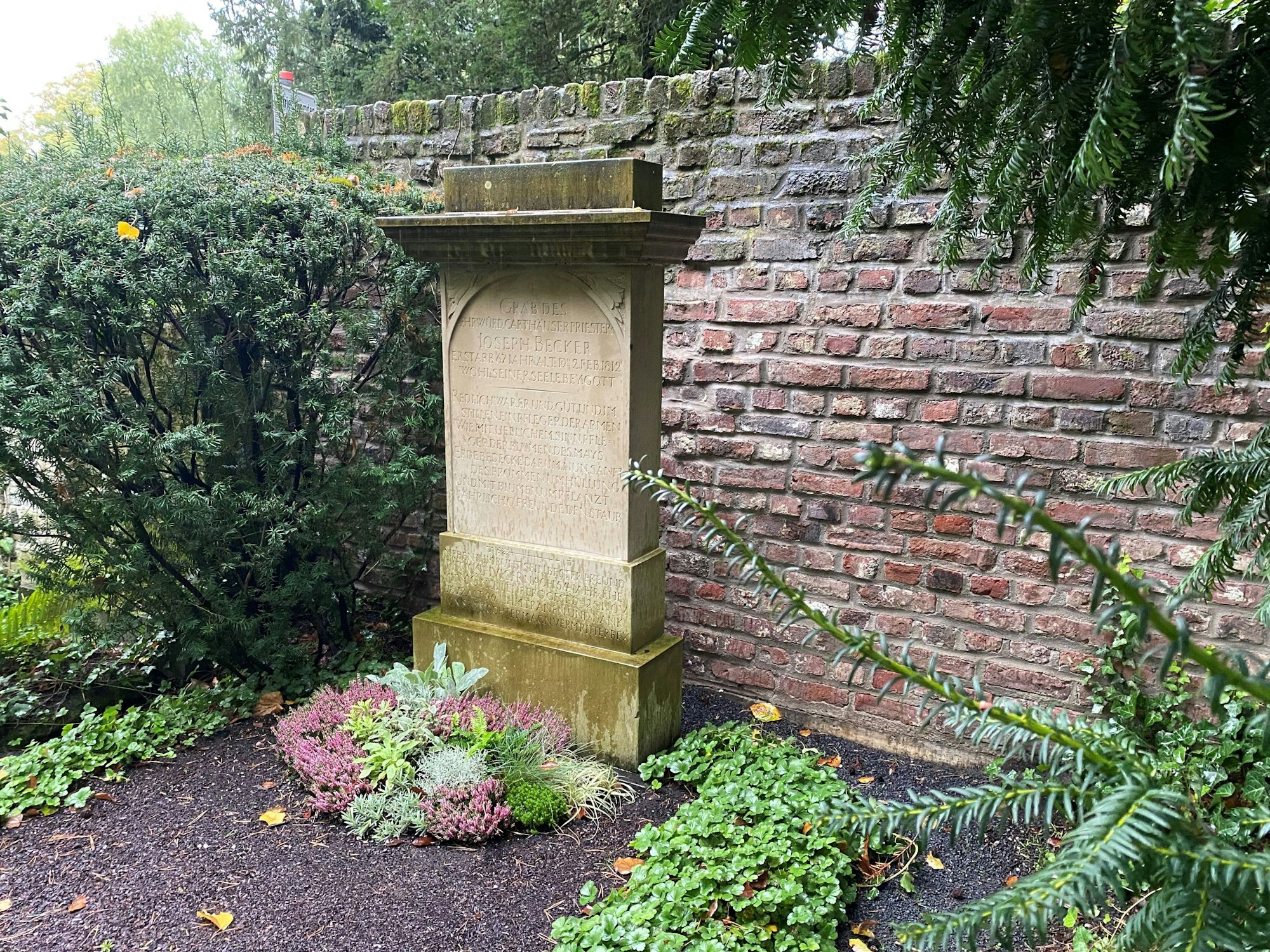 Grab von Joseph Becker auf dem Melaten.