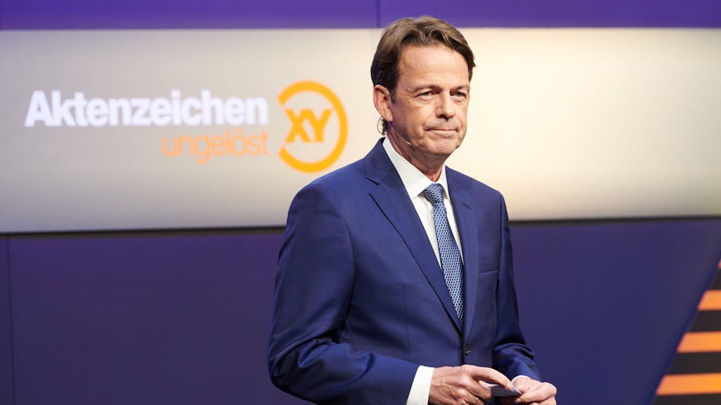 Fernsehmoderator Rudi Cerne moderiert die Verleihung des „XY-Preis - Gemeinsam gegen das Verbrechen“ im ZDF-Hauptstadtstudio.&nbsp;