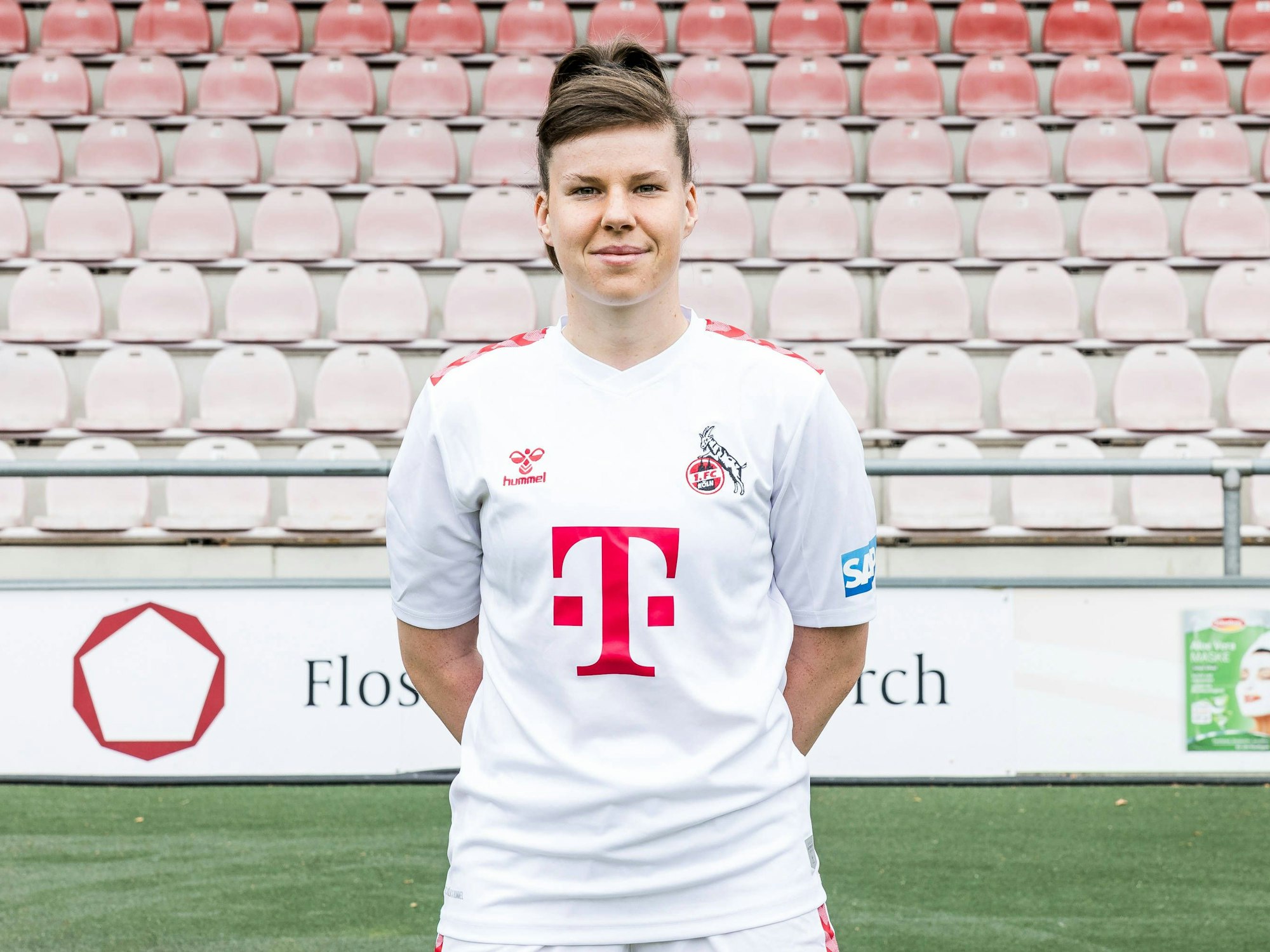 Adriana Achcinska im FC-Trikot.