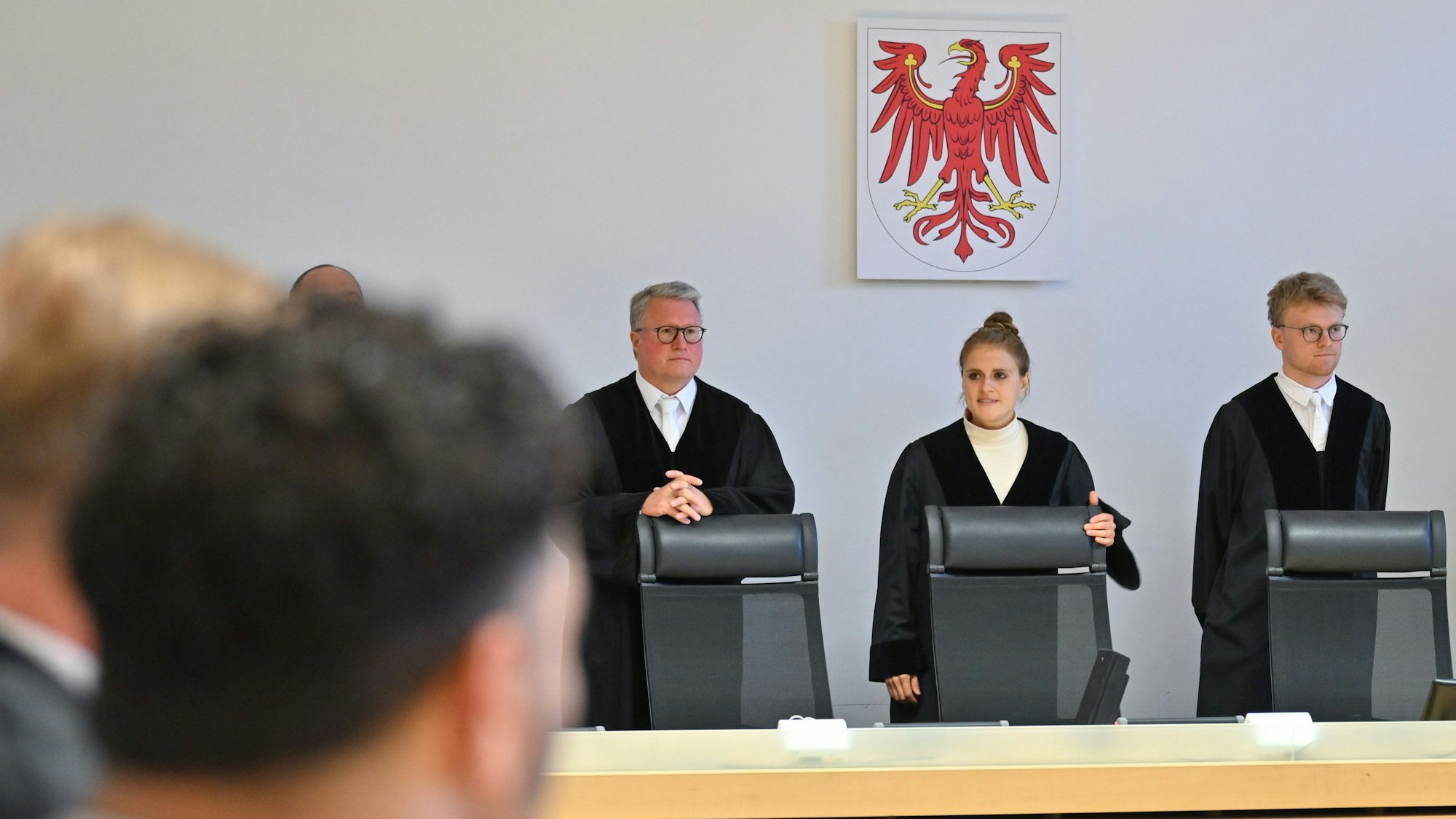 Beginn eines Prozesses in Frankfurt (Oder) im Landgericht.