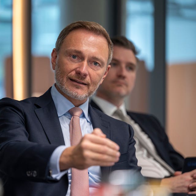 Finanzminister Christian Lindner im Interview