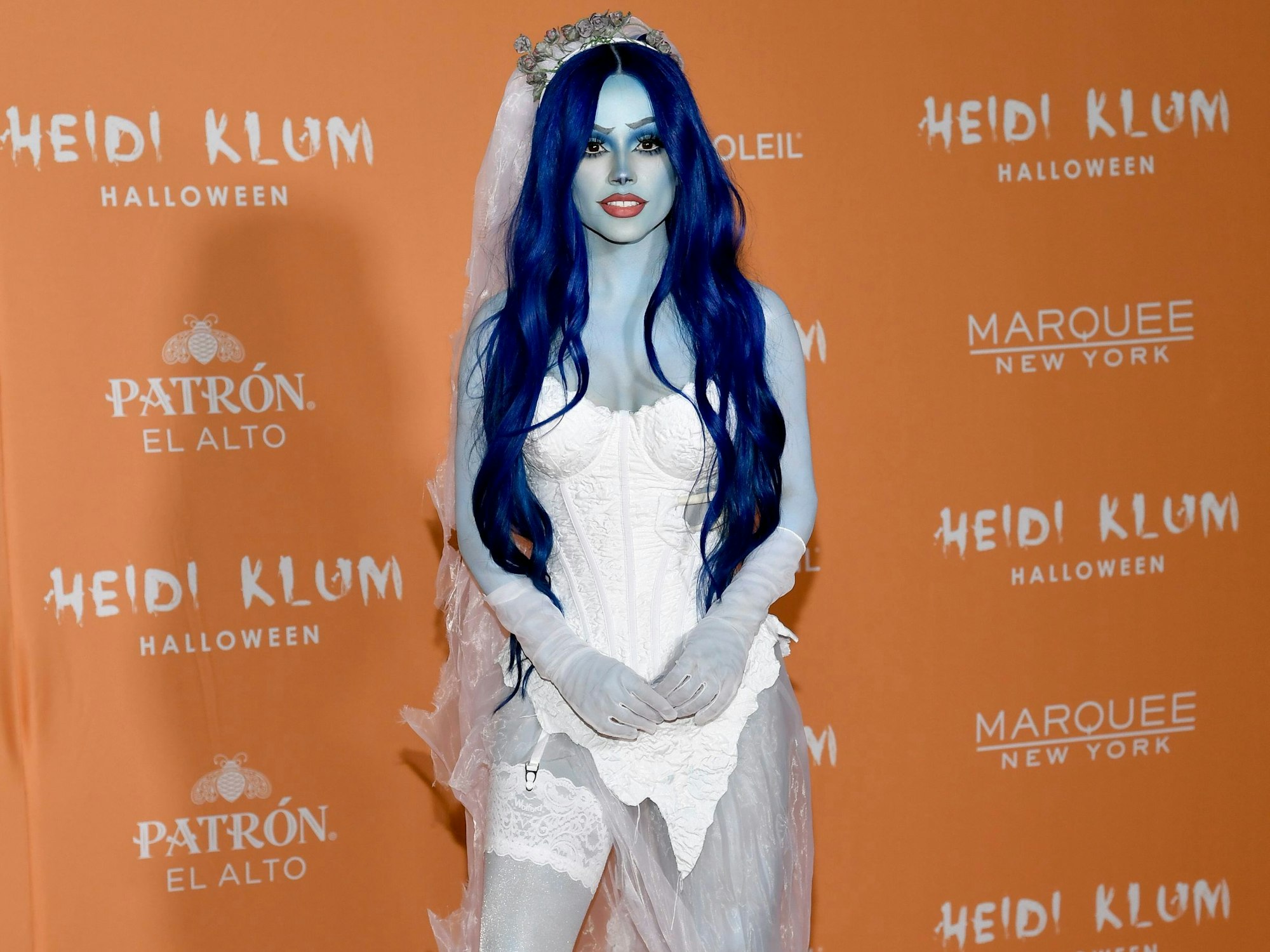 Becky G kommt zu Heidi Klums 22. jährlicher Halloween-Party im Marquee.