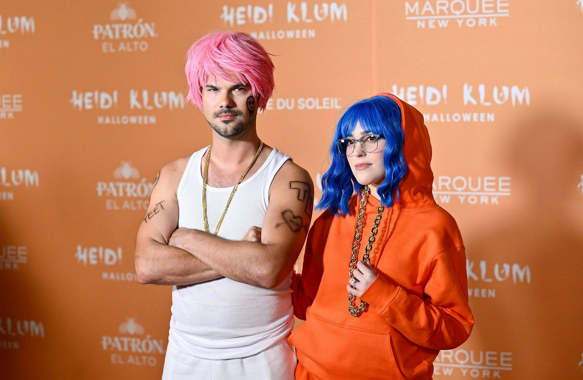 Schauspieler Taylor Lautner und seine Frau Taylor Lautner besuchen Heidi Klums 22. jährliche Halloween-Party im Marquee