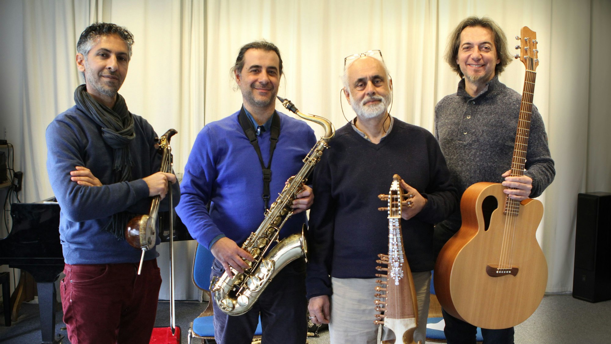 Alessandro Palmitessa (zweiter von links) und sein Ensemble