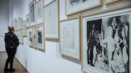Das Museum Ludwig beherbergt die drittgrößte Picasso-Sammlung der Welt. Aktuell werden 155 Radierungen aus den Jahren 1968-1972 gezeigt.