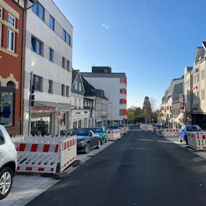 Das Foto zeigt die Schloßstraße.