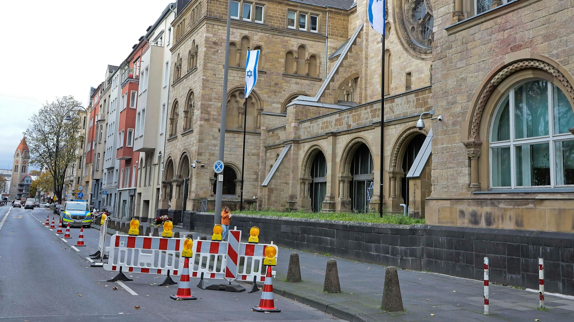 Synagoge in Köln an der Roonstraße.