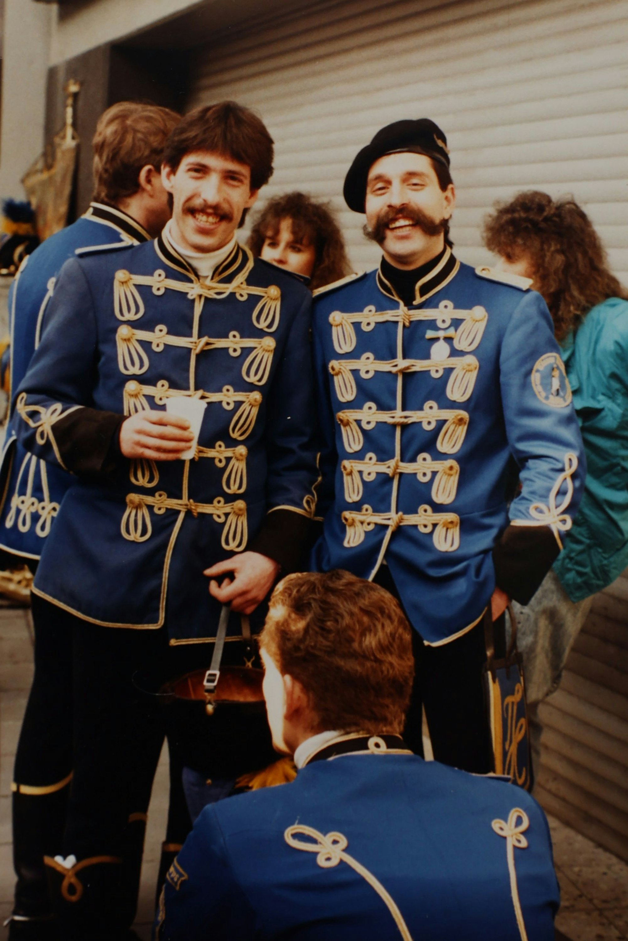 Friedrich und Werner Klupsch als junge Männer in Uniform.