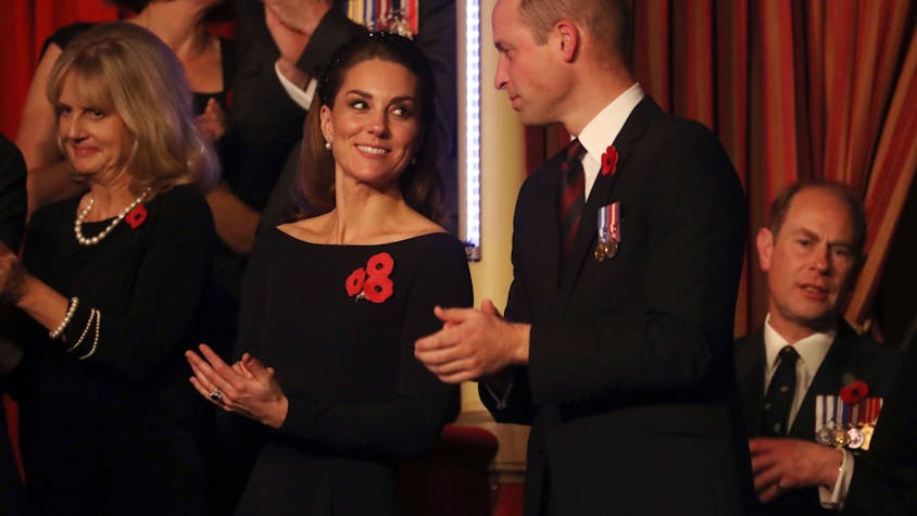 Dieses Bild haben Kate und William für ihre Social-Media-Konten ausgewählt. Es stammt vom Royal British Legion Festival of Remembrance in der Royal Albert Hall in London im November 2019.
